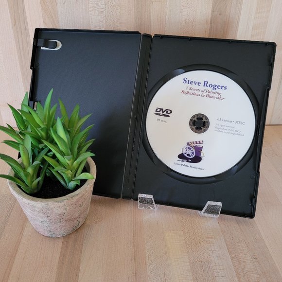 Watercolor Reflections By Steve Rogers. Artist Palette Productions DVD - Picture 2 of 3